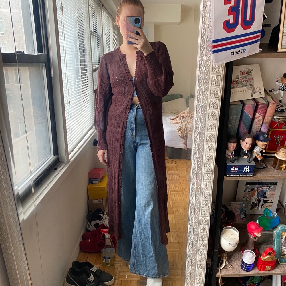 Doen alpaca/silk duster dress